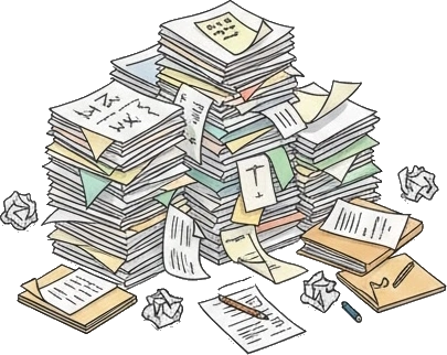 Traditional paper-based system